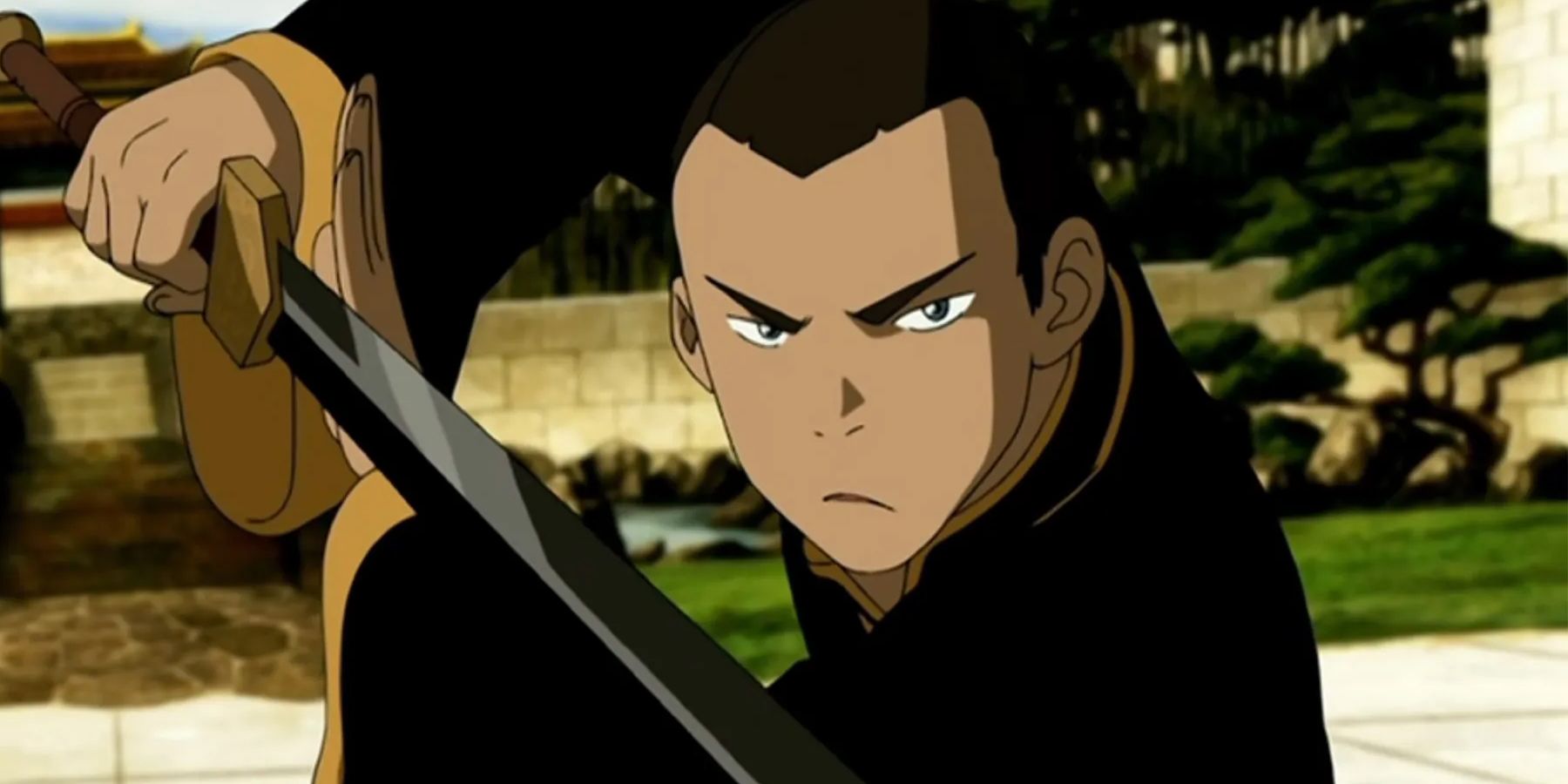 Sokka in the Last Airbender wearing Apprentice Clothes