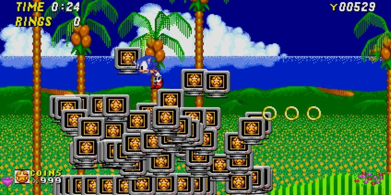 Sonic Origins Love-Hate- Sonic 2 Coins Debug Mode