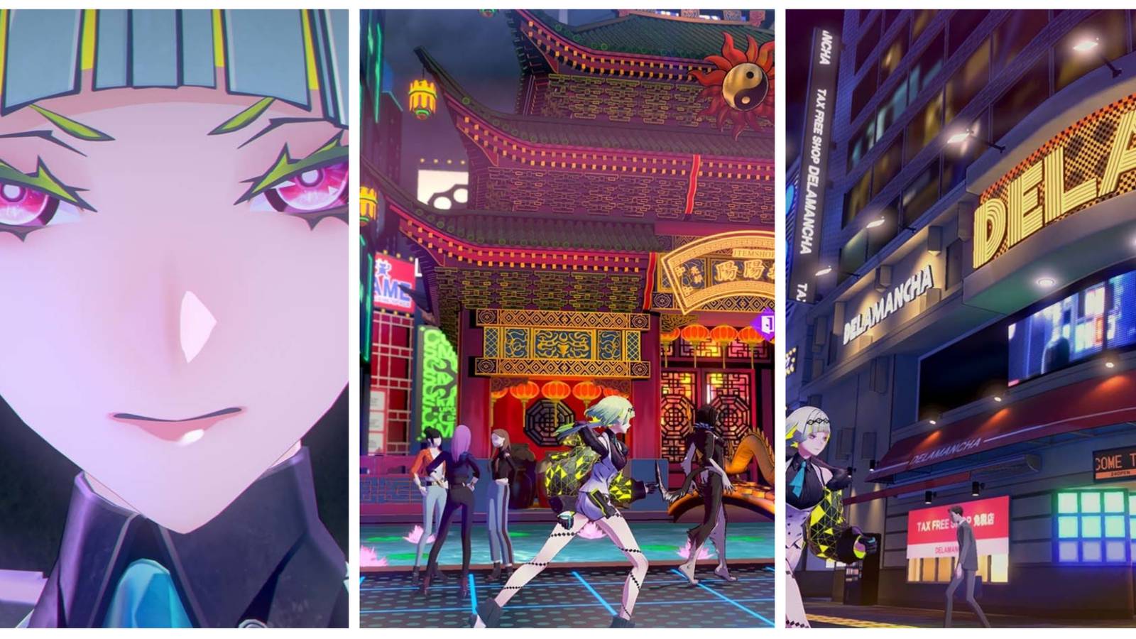 Soul Hackers 2 - 3 joined images