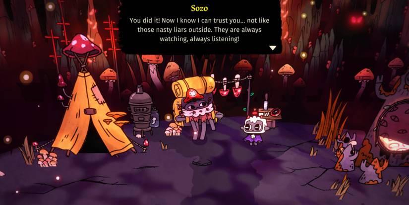 Sozo quest completion cult of the lamb