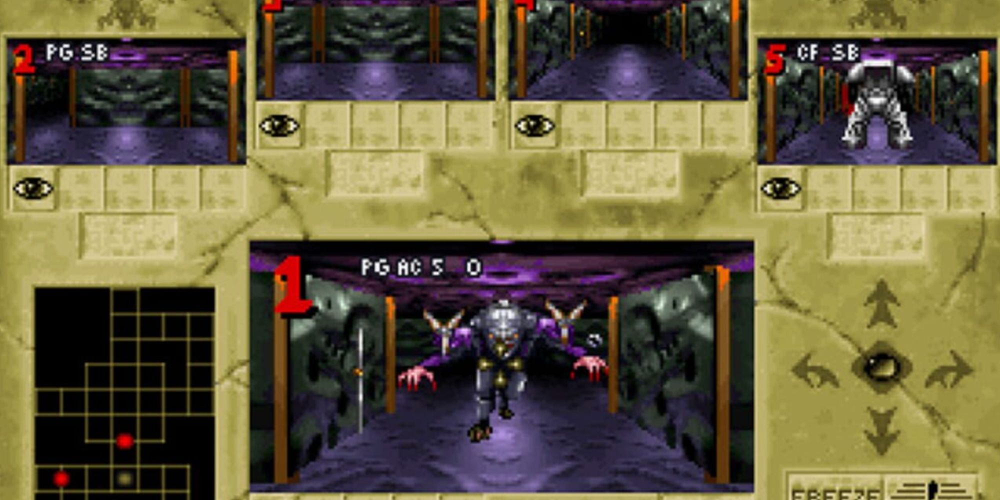 Space Hulk 1993 screencap multiple views