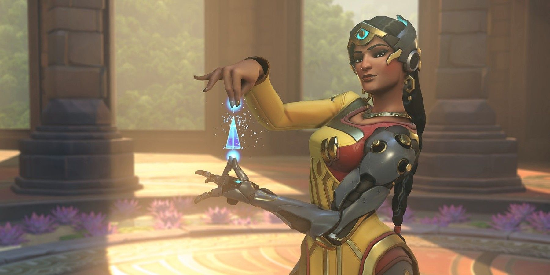 Spectacular Overwatch Clip Shows Symmetra Blocking Cassidy Ultimate With a Turret
