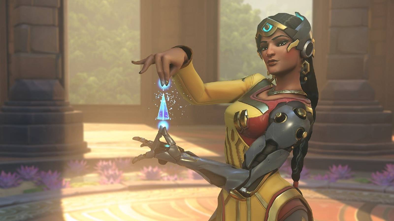 Spectacular Overwatch Clip Shows Symmetra Blocking Cassidy Ultimate With a Turret