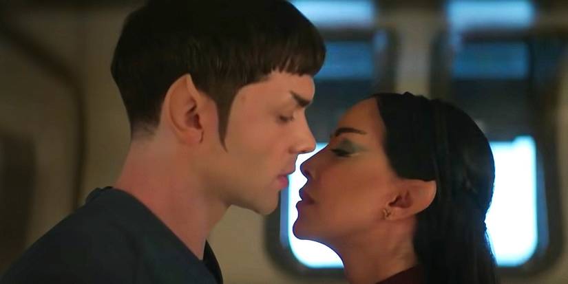 Spocka and T'Pring in Strange New Worlds