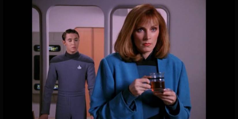 Star Trek: crusher and Wes