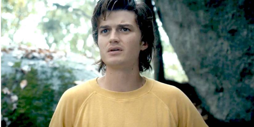 Steve Harrington From Stranger Things Season 4 Standing in the Forest