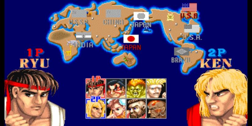Street Fighter Iconic Moments- SF2 Select Screen