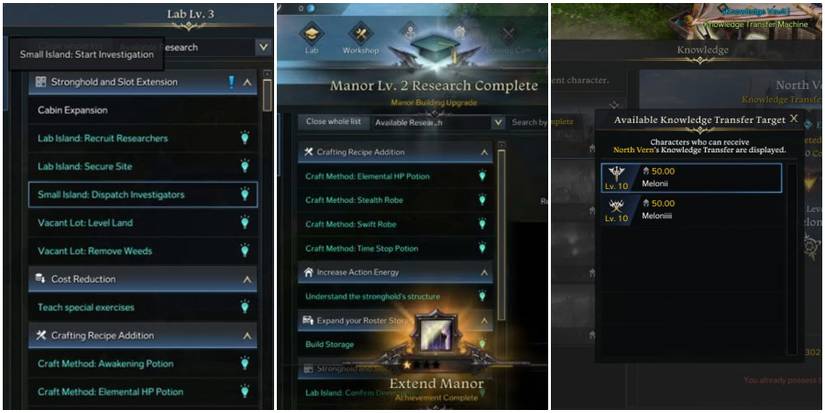 Stronghold Building Research Lost Ark