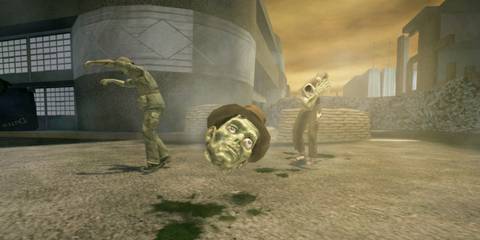 Stubbs the Zombie in Rebel Without a Pulse gameplay