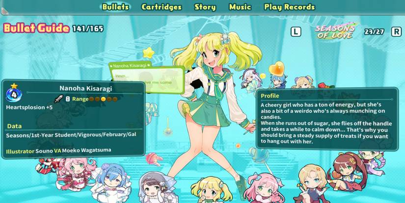 Super Bullet Break - Bullet Guide for Nanoha