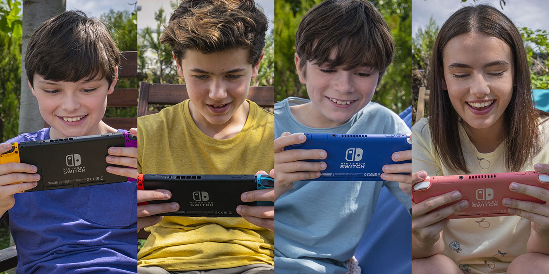 Nintendo Switch and Switch Lite with young players