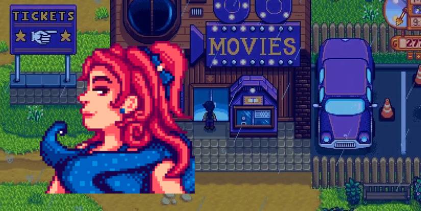 Taking Sandy to the Movies in Stardew Valley