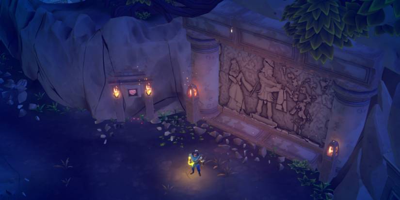 Tale of Bistun - Carvings on wall