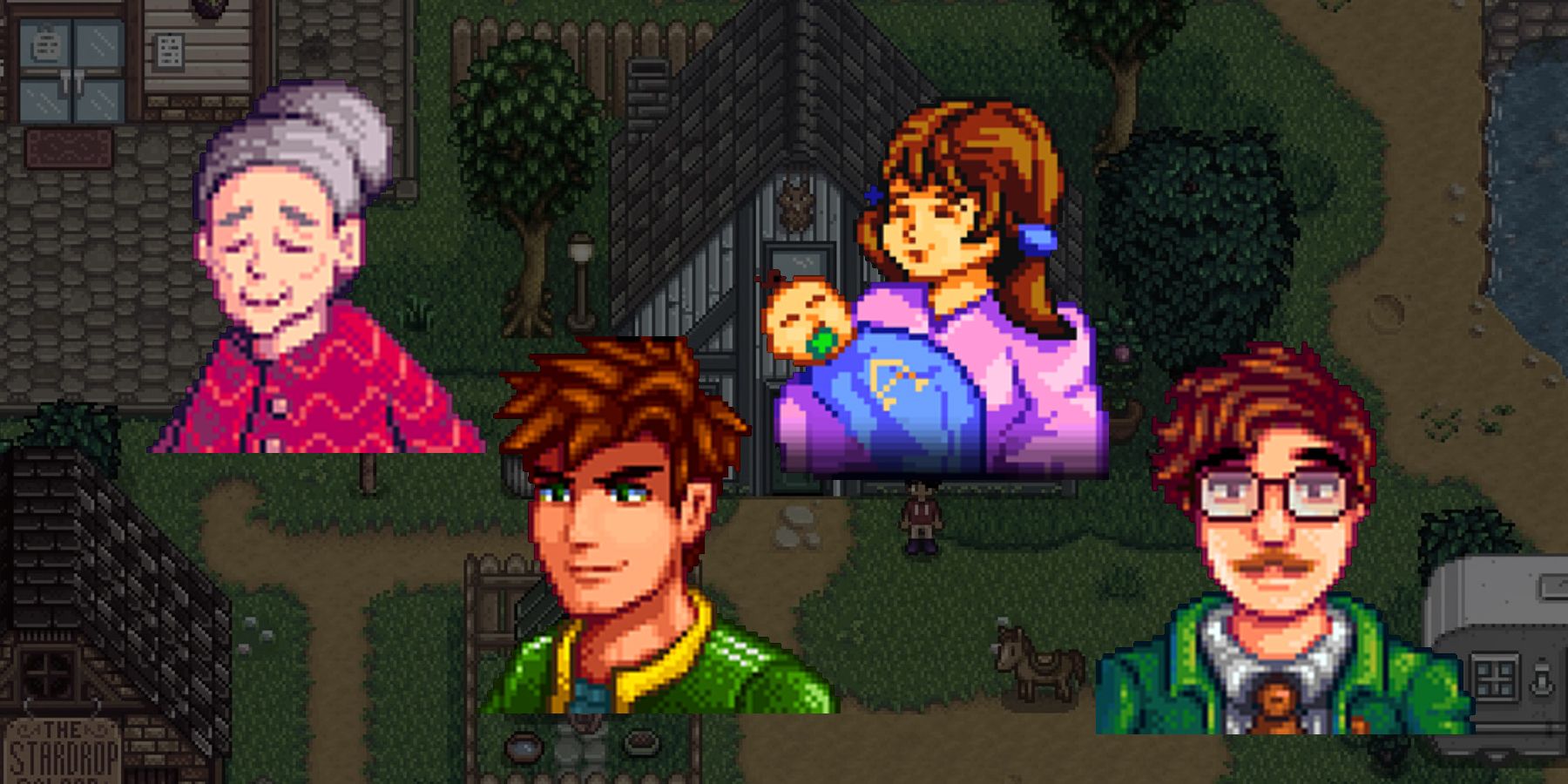 The Connections of George in Stardew Valley