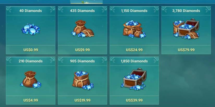 The Cross Worlds Top Up Shop