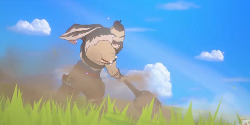 The Destroyer smashes his hammer