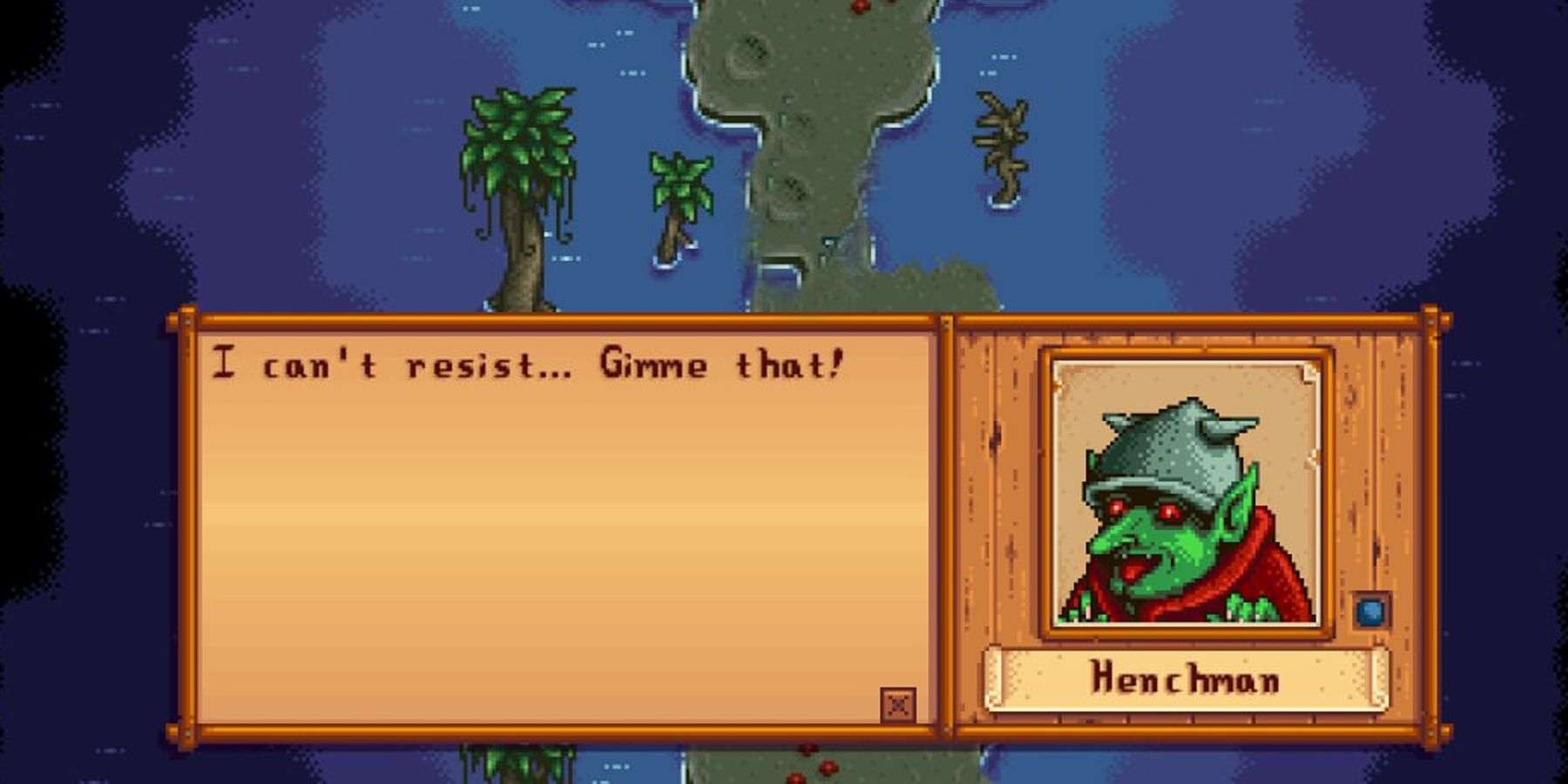 The Goblin Acquires Void Mayonnaise in Stardew Valley