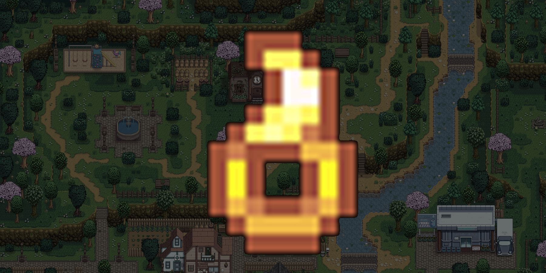 The Lucky Ring in its item form in Stardew Valley
