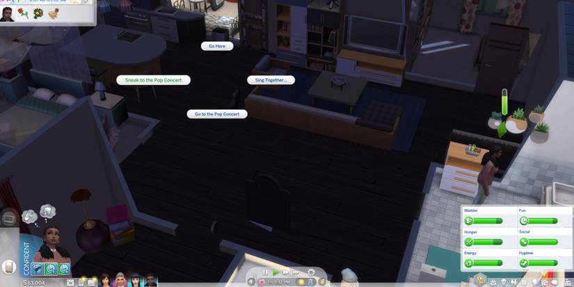 The Sims 4 High School Years Sneak to Pop Concert