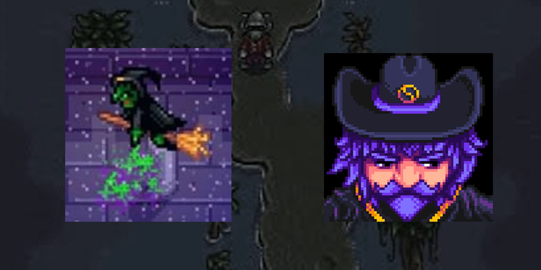 The Witch and the Wizard in Stardew Valley