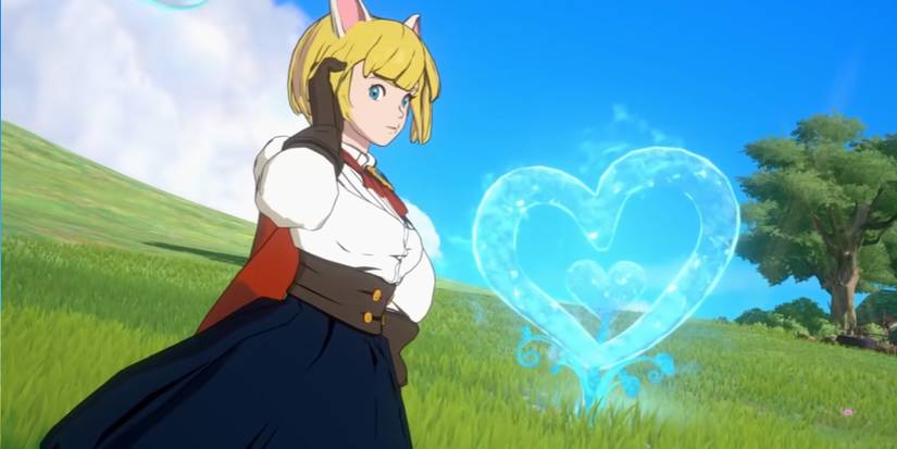 The Witch casts a water spell