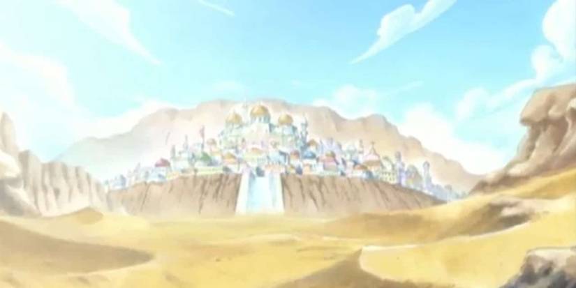 The barren land in Alabasta