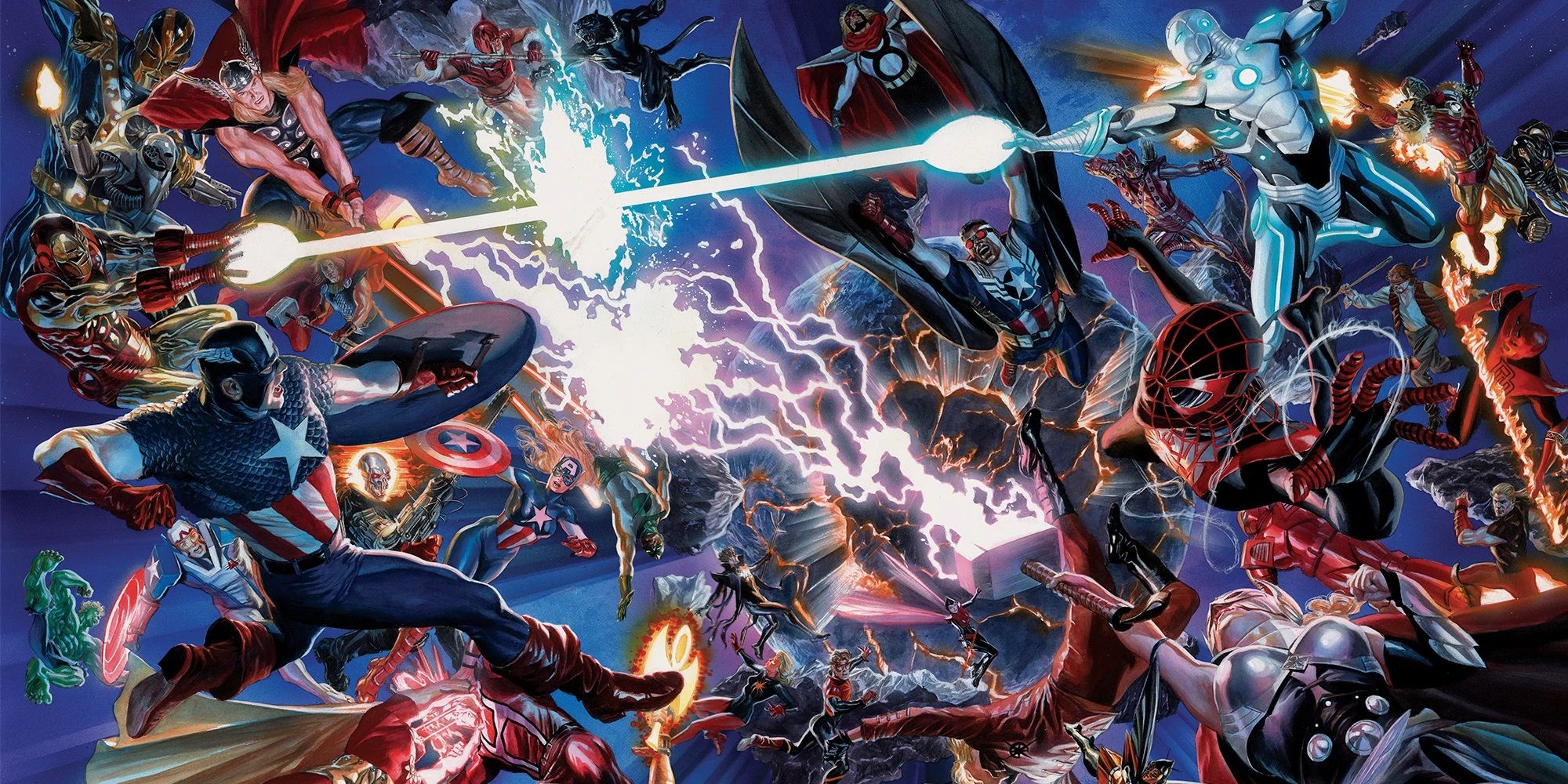 The cover art from Marvel's Secret Wars comic book