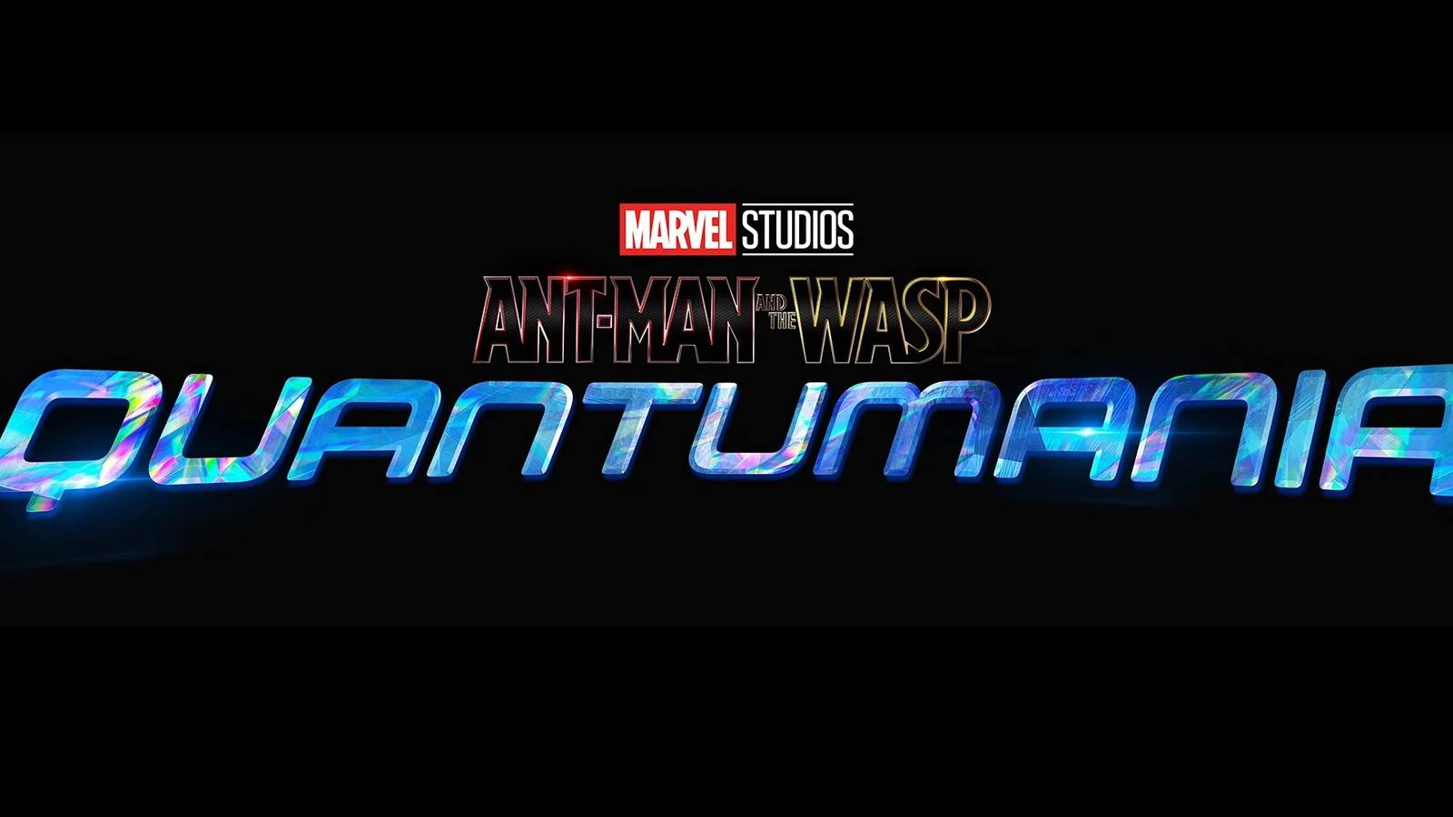 The logo for Marvel Studios' Ant-Man and the Wasp Quantumania