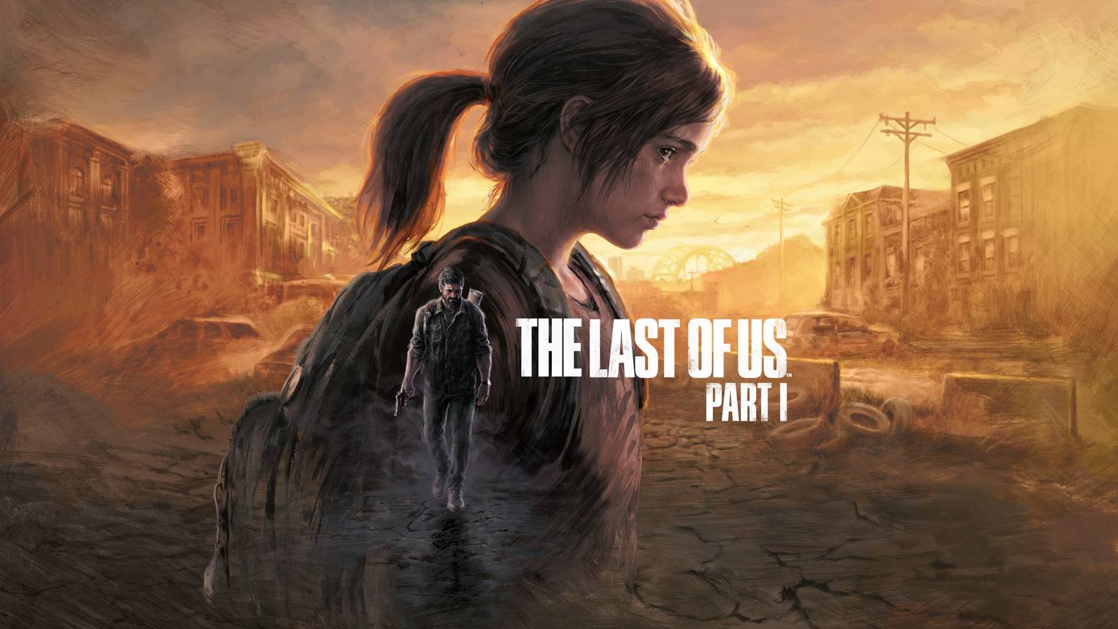 The Last of Us Part 1 Ellie and Joel cover art