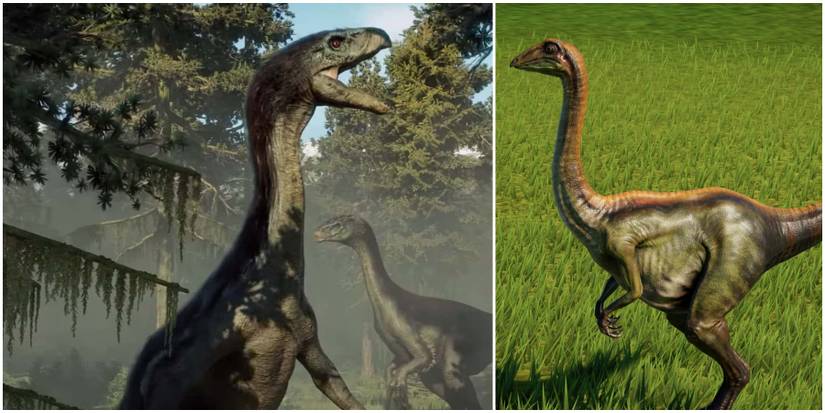 Therizinosaurus & Compsognathus Jurassic World Evolution 2
