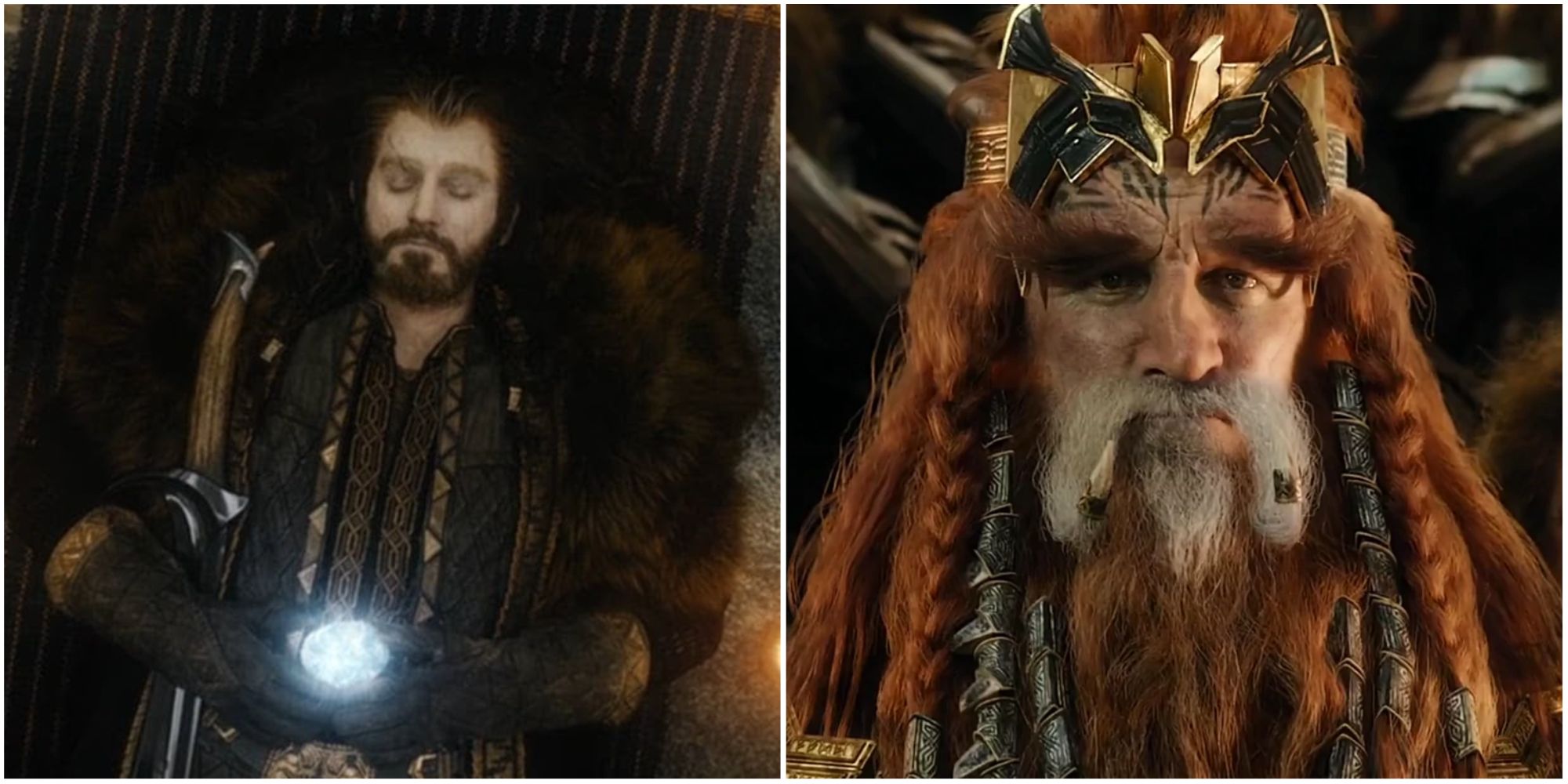 Thorin and Dain in The Hobbit: The Battle of the Five Armies