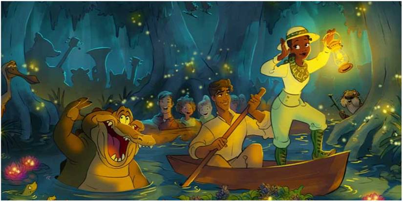 Tiana Bayou Ride promo art