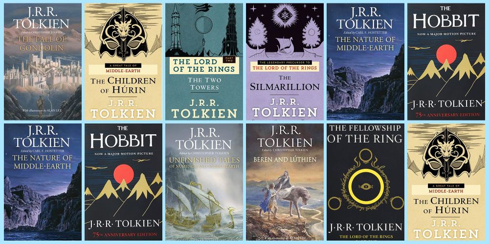 Complete book set of Tolkien's works 