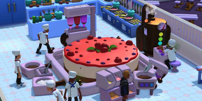 Two Point Campus - large cake