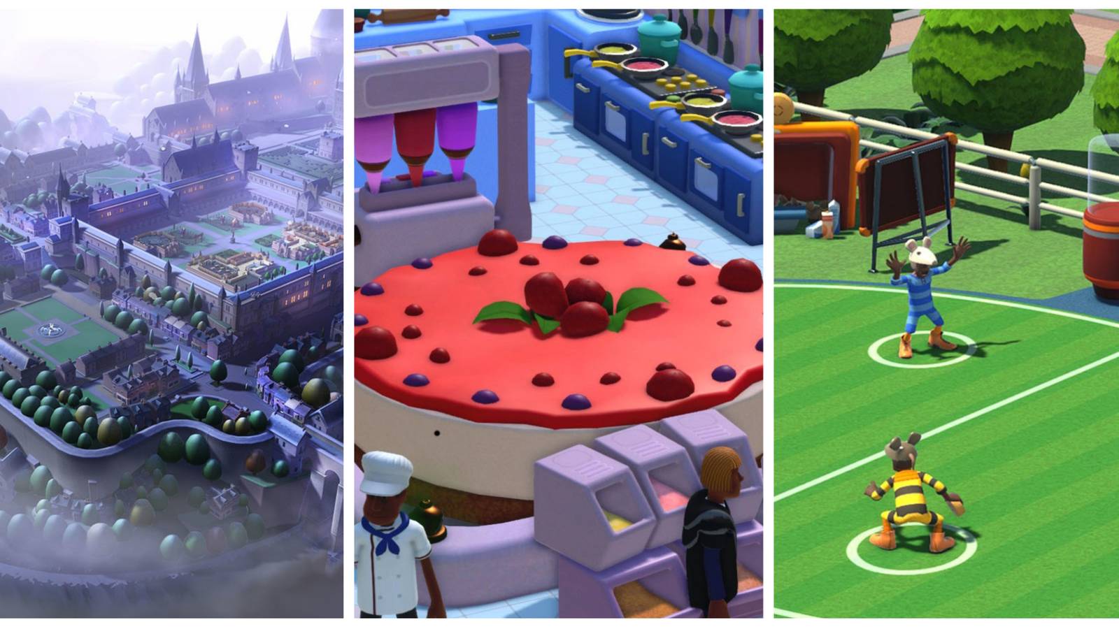 Two Point Campus - 3 joined images