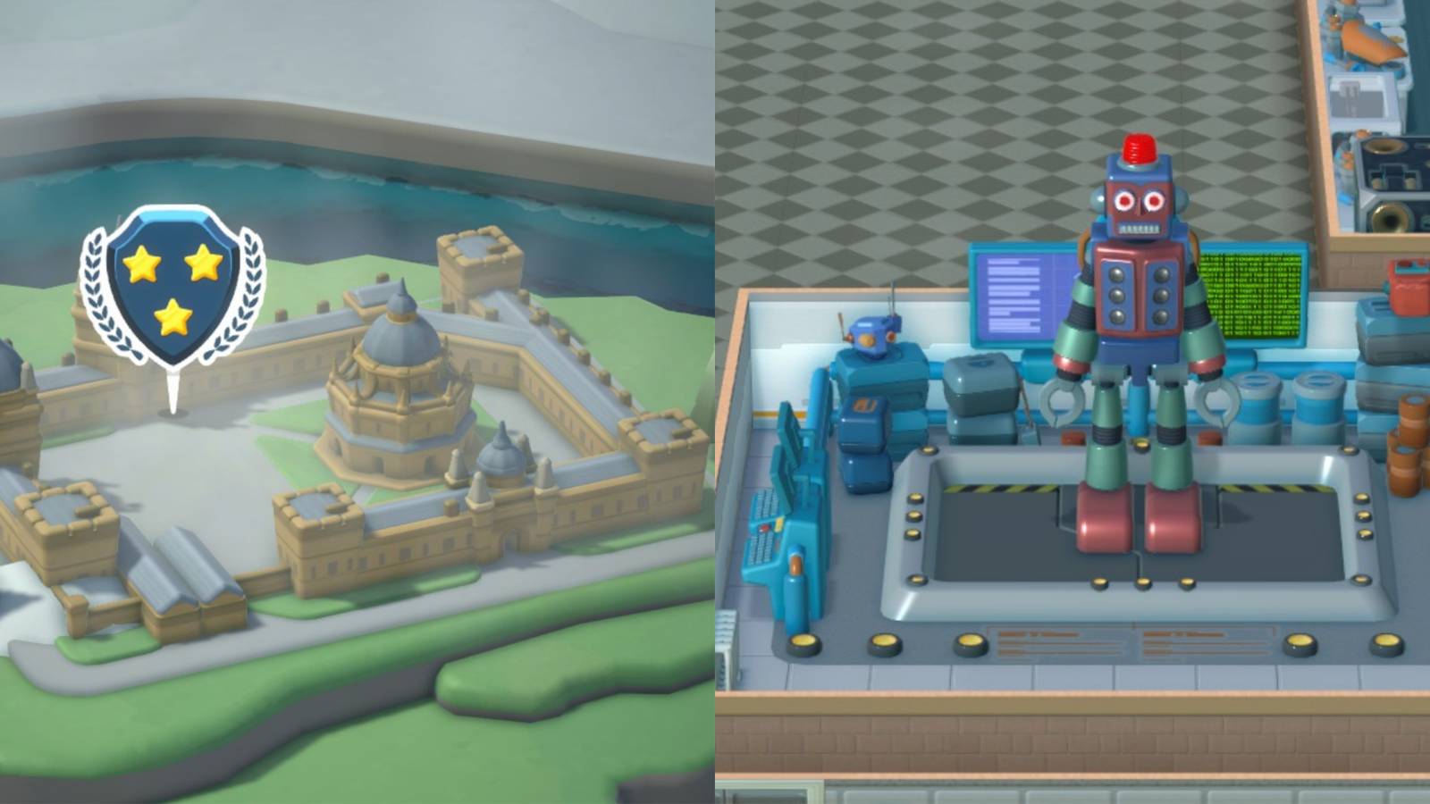 Two Point Campus Mitton University Three Star Guide Collage