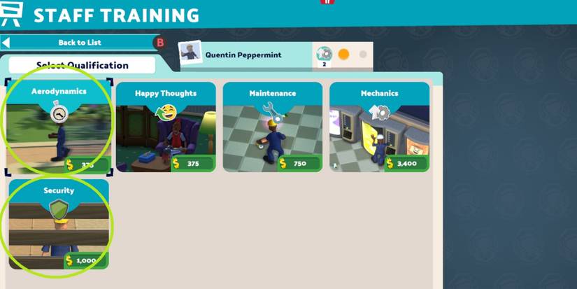 Two Point Campus Training Janitors In Security And Aerodynamics