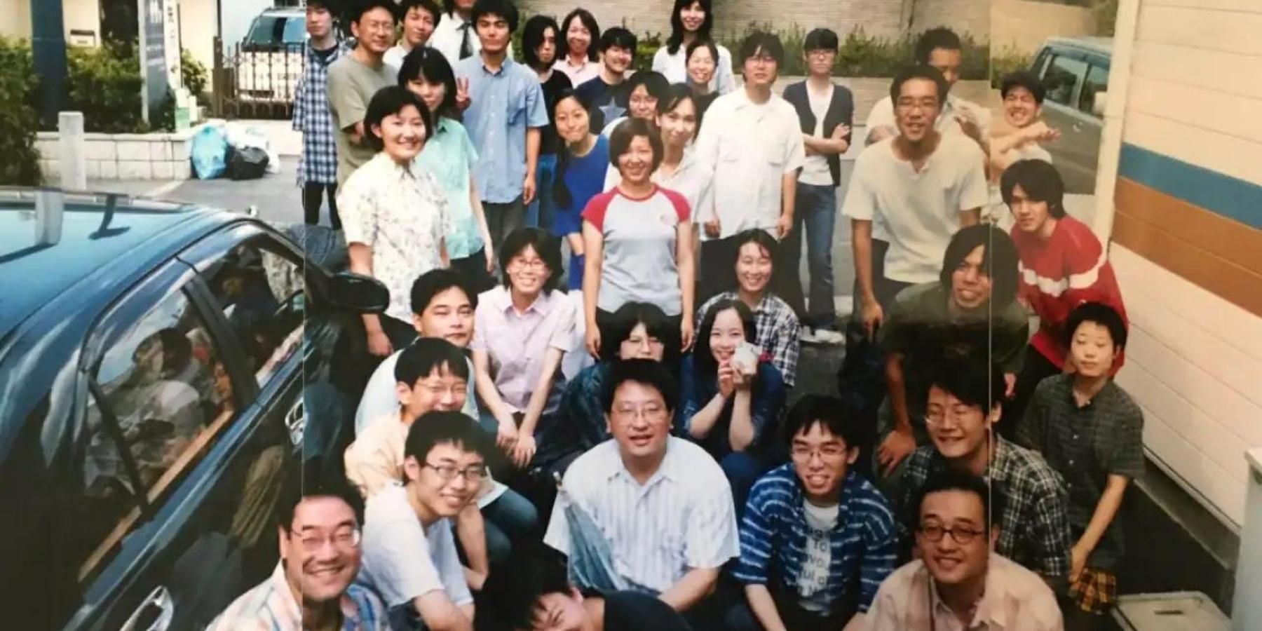 picture of staff from kyoto animation's beginnings