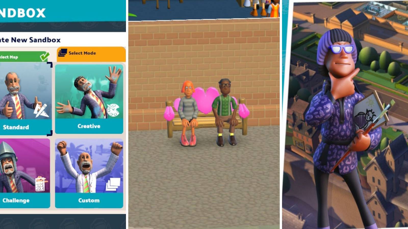 Sandbox mode in Two Point Campus