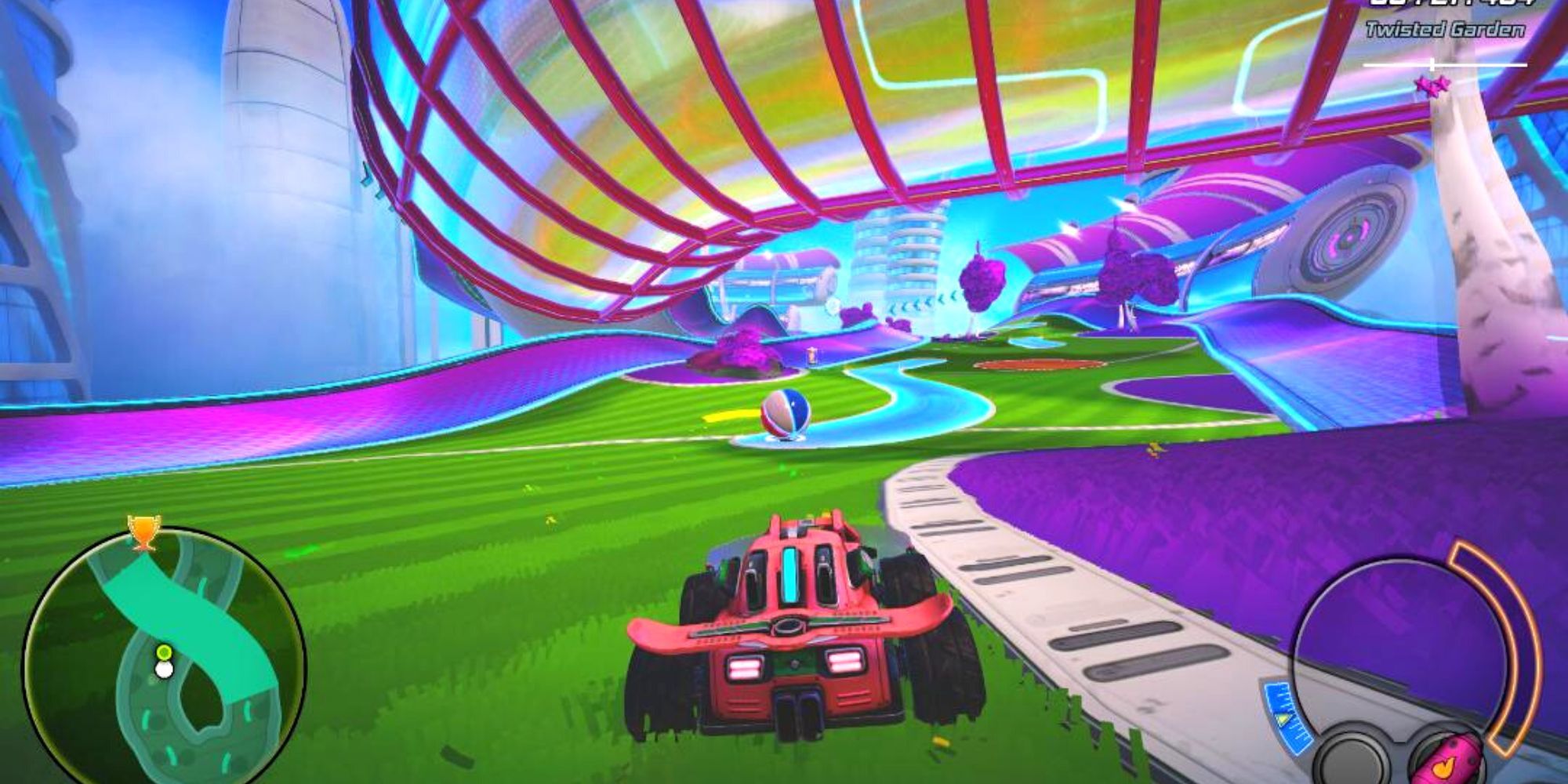 Twisted Garden Race In Turbo Golf Racing