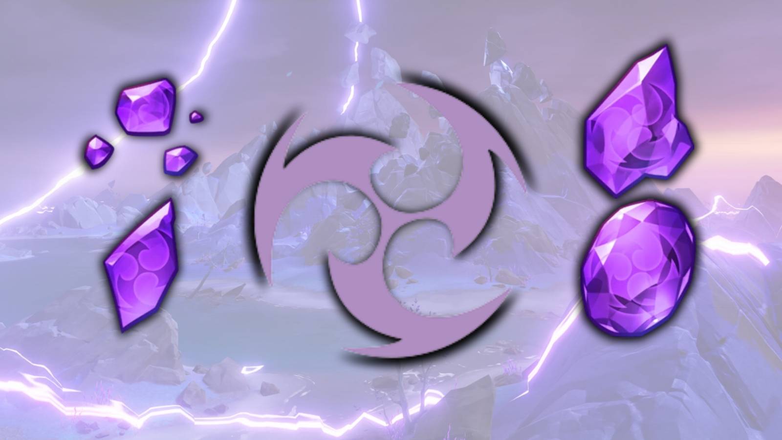 Vajrada Amethyst Electro Genshin Impact