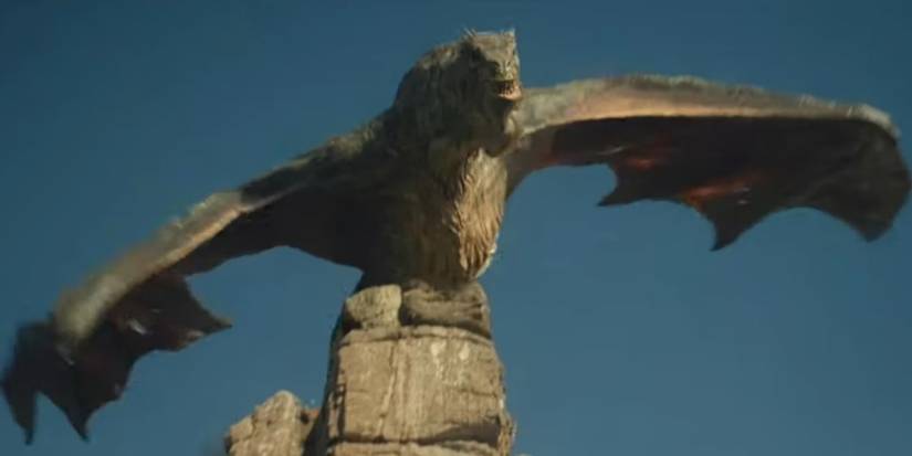 Vhagar The Great Dragon Taking Flight In House Of The Dragon cropped