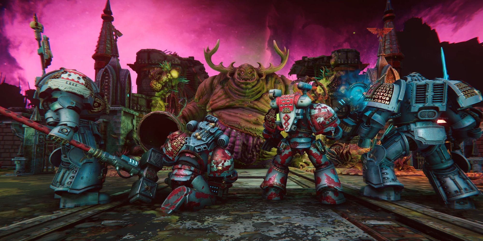 Warhammer 40k Chaos Gate - Enemy in battle