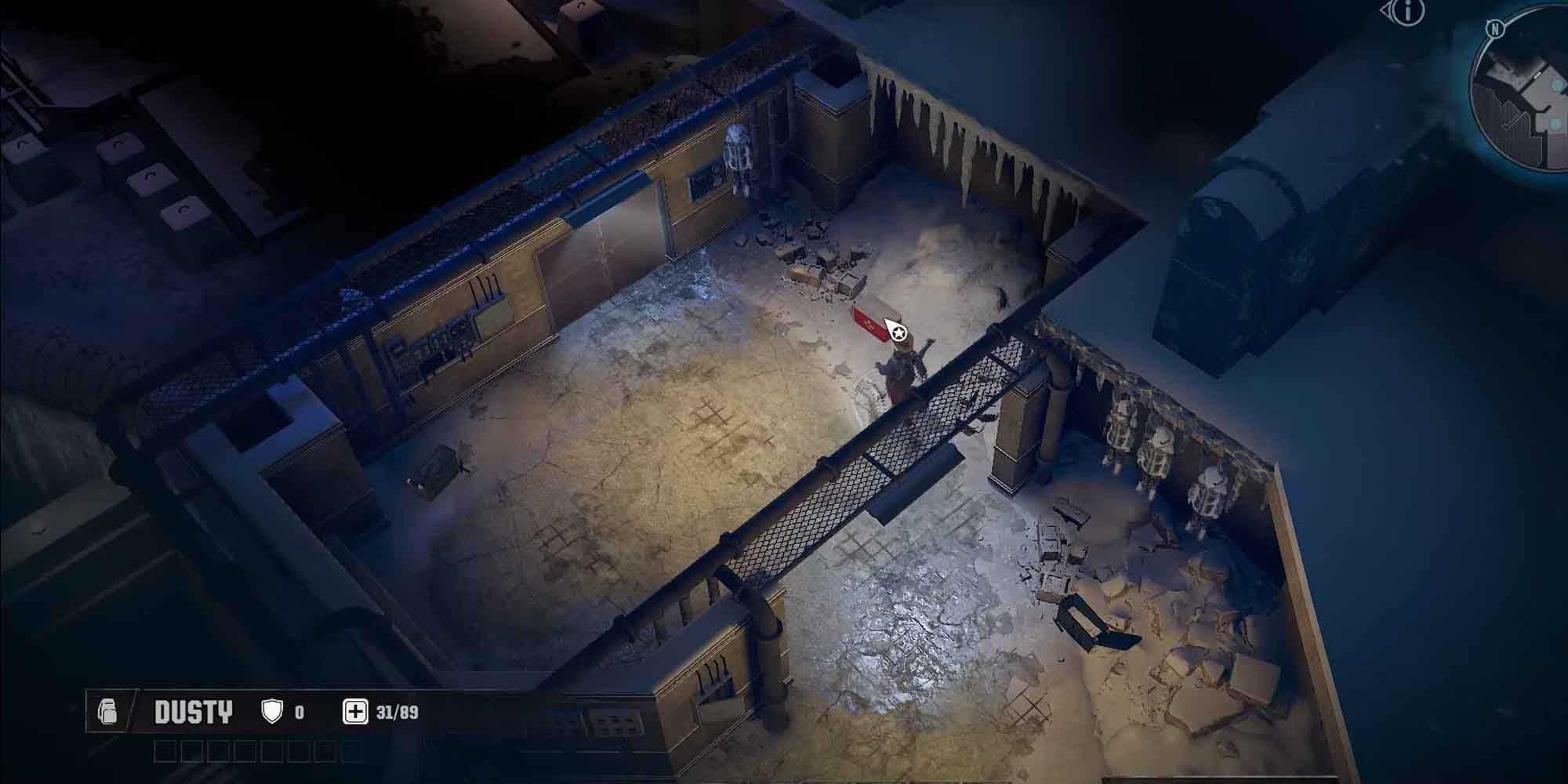 Exploring a building in Wasteland 3