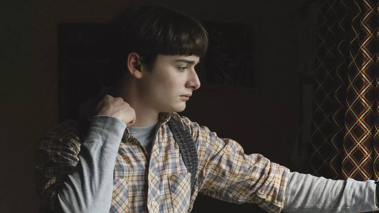 Will Byers looking out the window in Stranger Things