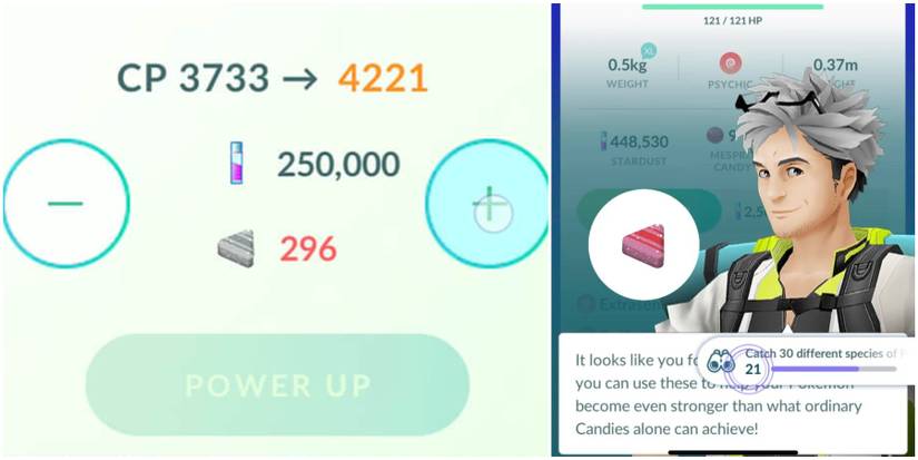 XL Candy Use Pokemon GO