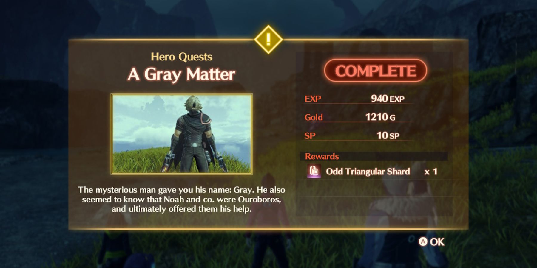 Xenoblade 3 A Gray Matter Quest complete