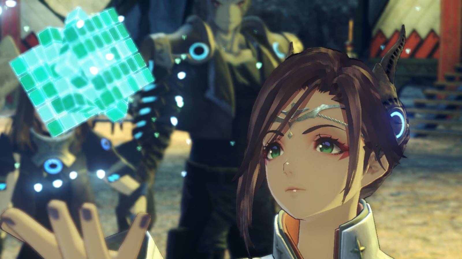 Xenoblade 3 Alexandria explaining the origins of the Collectopedia Cards