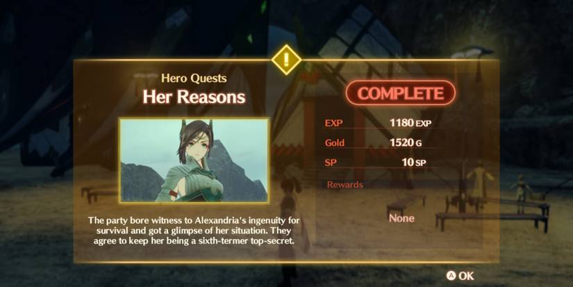 Xenoblade 3 Alexandria's quest complete