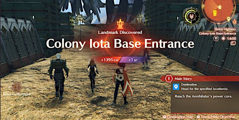 Xenoblade 3 Colony Iota Base Entrance